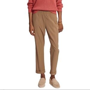 Varley Everly Turnup Taper Pant in Taupe